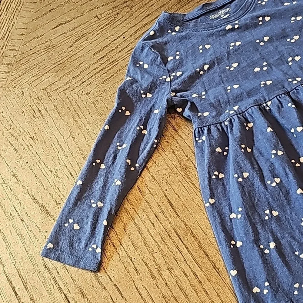 4T heart dress long sleeve Old Navy